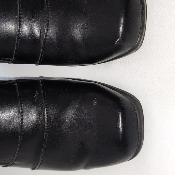 Aerosoles Shoes Booties Size 7 "Backsaw" Memory Foam Black 2.5" Heel Comfy - Picture 9 of 13